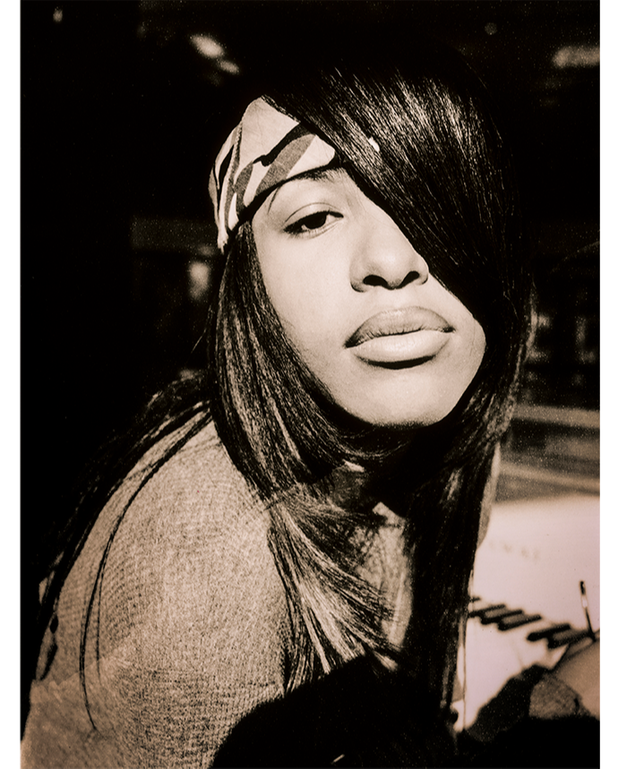 The late R&B singer Aaliyah