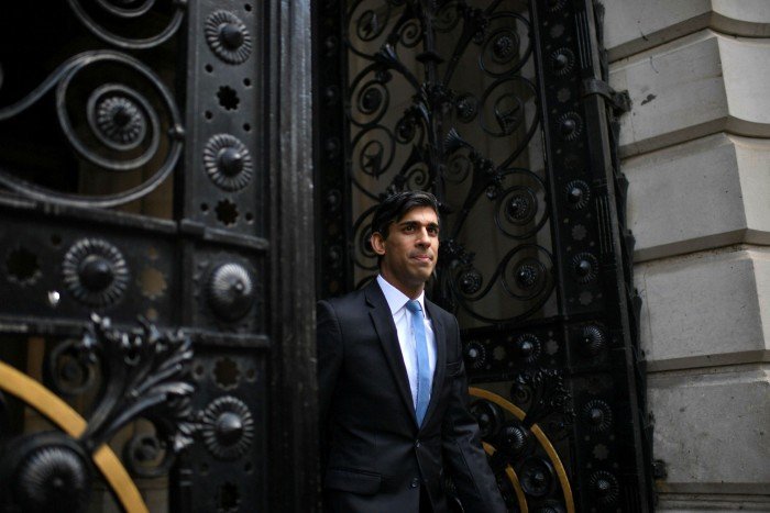 Chancellor of the Exchequer Rishi Sunak arrives at Downing Street