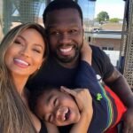 50 Cent is 'seeking sole custody' of his and ex Daphne Joy's son after she was named as the 'sex worker' in a $30m lawsuit against Diddy , which alleges the latter paid a monthly fee for sexual services to her (pictured with son Sire, 11)